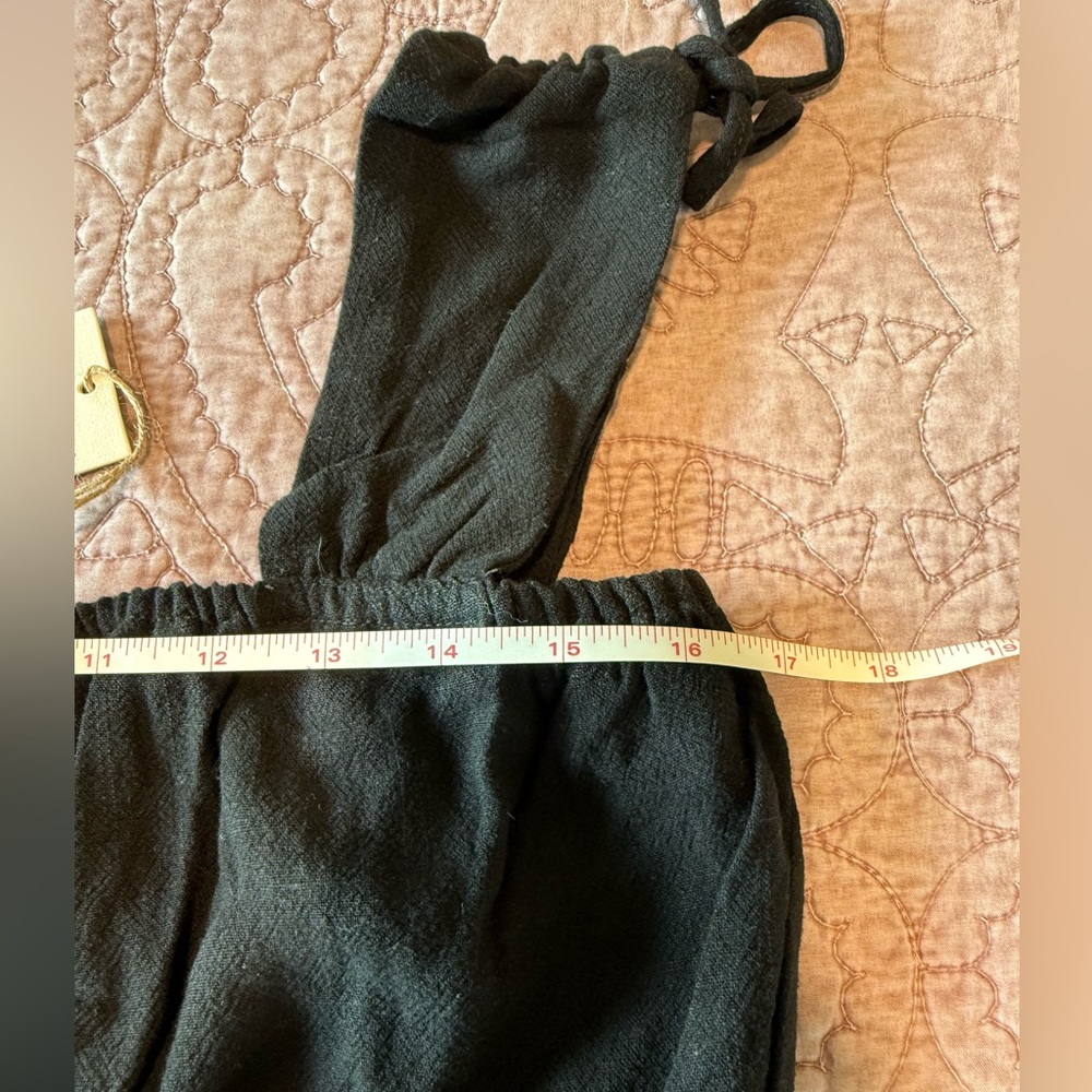 Very J Black Ruffled Romper - Picture 10 of 14